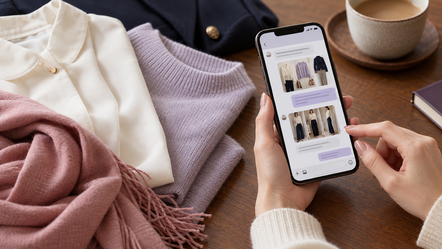 LINEで購入候補や着回しを相談する伴走スタイリング