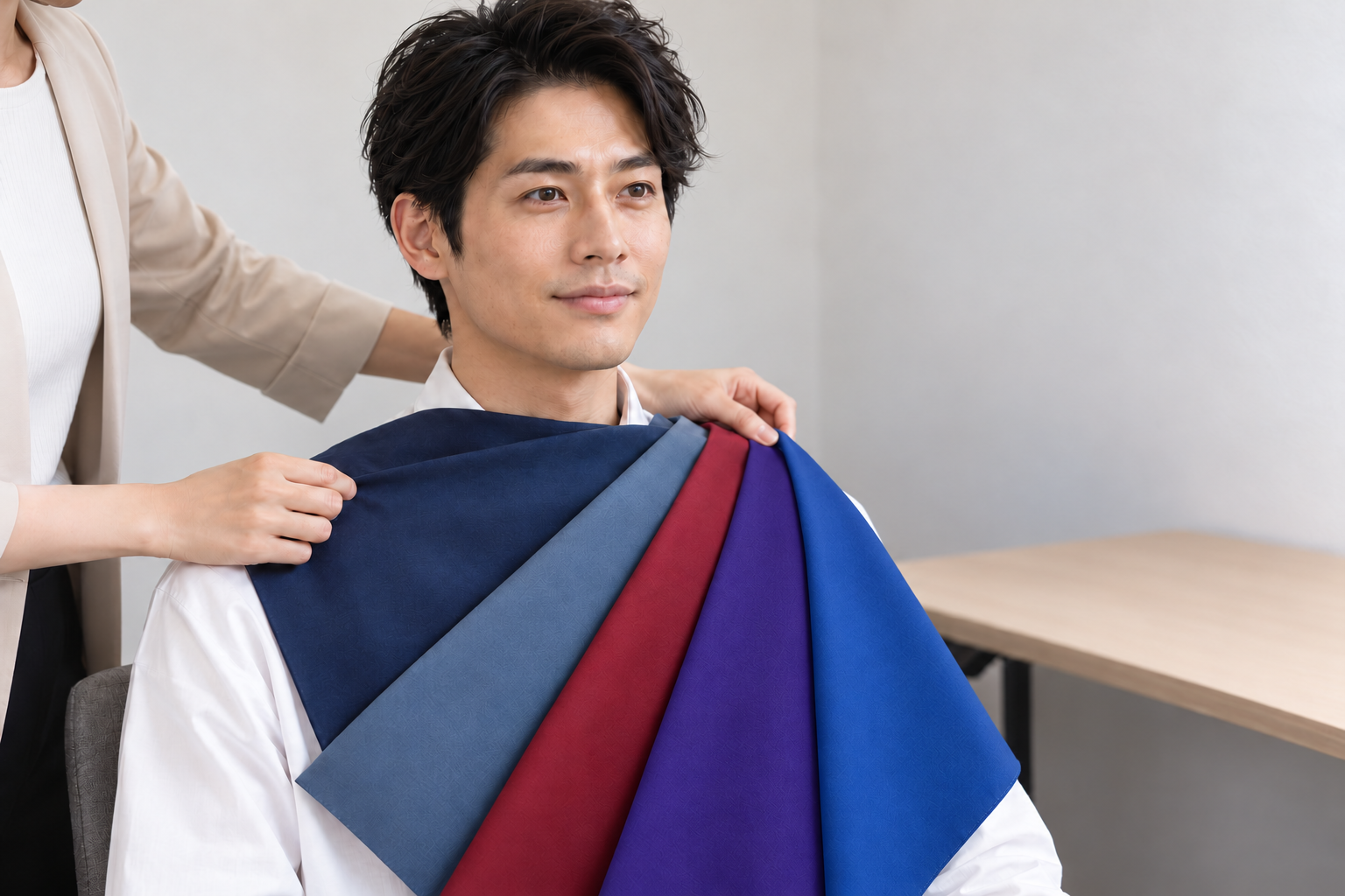 男性のパーソナルカラー診断
