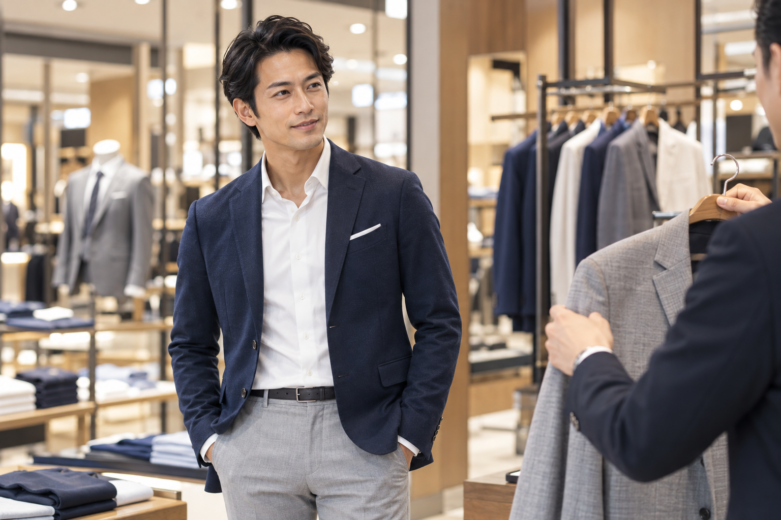 男性の印象スタイリング相談